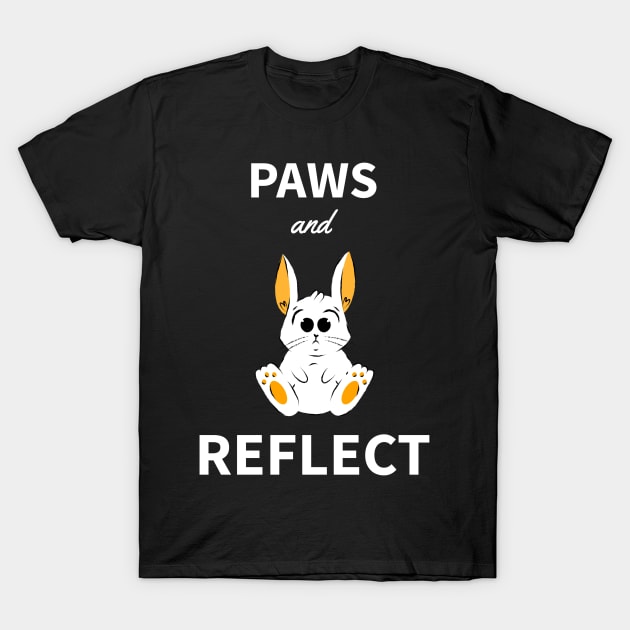 Paws and Reflect Rabbit T-Shirt by Small Furry Friends